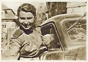 Windscreen: Relief of Prague by Russians (1/6)