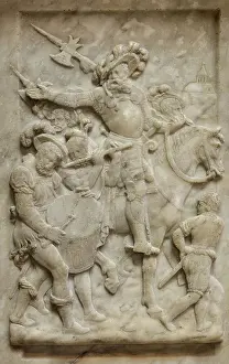 Bontemps: Relief, Royal tombs, Basilique Saint-Denis, Saint-Denis
