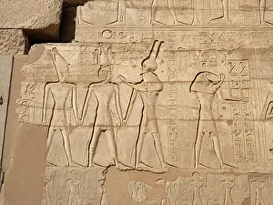 Montu: Relief, Second courtyard, Ramesseum, Theban Necropolis