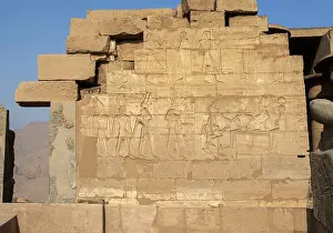 Atum: Relief, second courtyard, Ramesseum, Theban Necropolis
