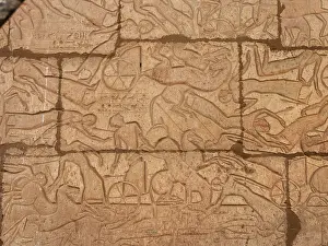 1265: Relief, second pylon, Ramesseum, Theban Necropolis, Thebes