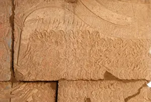 1265: Relief, second pylon, Ramesseum, Theban Necropolis, Thebes