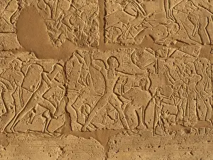 1265: Relief, second pylon, Ramesseum, Theban Necropolis