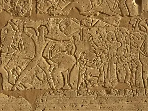 1265: Relief, second pylon, Ramesseum, Theban Necropolis