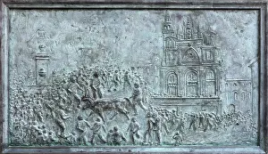 Gracia: Relief from Statue of King Alfonso VIII, Cuenca, Spain