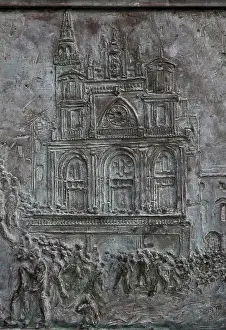 Gracia: Relief from Statue of King Alfonso VIII, Cuenca, Spain