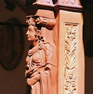 Melk: Relief statue at Schallaburg