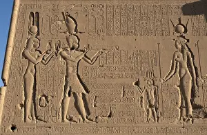 Caesarion: Relief - Temple of Hathor - Dendera Complex