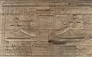 Qena: Relief - Temple of Hathor - Dendera Complex