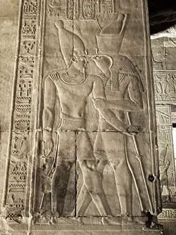 Edfu: Relief, Temple of Horus, Edfu, Egypt