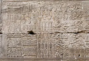 Edfu: Relief, Temple of Horus, Edfu, Egypt