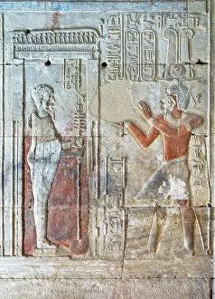 Maat: Relief, Temple of Opet, Karnak Temple, Thebes, Luxor, Egypt