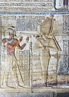 Waset: Relief, Temple of Opet, Karnak Temple, Thebes, Luxor, Egypt