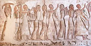 Meryamun: Relief, Temple of Ramesses III, Medinet Habu, Thebes, Egypt