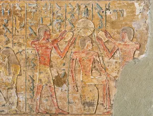 Mummification: Relief, tomb of Renni, Elkab, Egypt
