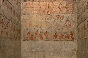 Storeroom: Relief, Tomb of Ty, Saqqara, Egypt
