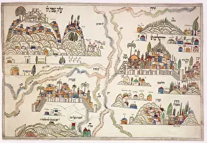 Hebron: Religio-Historical Map of the Holy Cities 1870