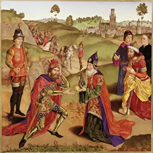 Bouts: religion, biblical scenes, Melchizedek, King