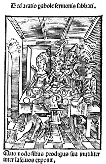 Incunable: religion, christianity, biblical scenes, The