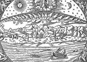 Cosmography: religion, Christianity, biblical scenes, Genesis