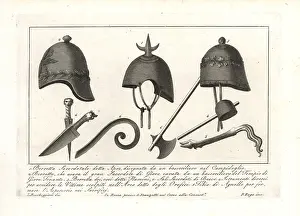 Sali: Religious caps and instruments