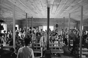 Homesteader: Religious service in the Pie Town, New Mexico ?