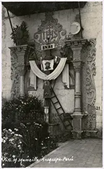 Railings: Religious shrine, Arequipa, Peru, South America