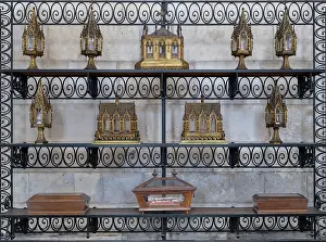 Corbie: Reliquaries, Abbatiale Saint-Pierre, Corbie, France