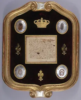 Fleur: Reliquary Frame Containing Hair of
