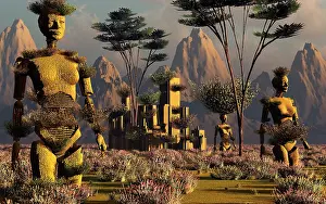 Neat: The remains of an ancient civilization in an area similar ?