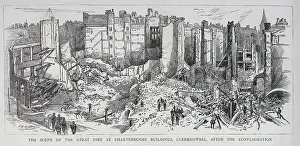 Iln - Consolidated Archive Holdings Ltd - Project: Remains of Charterhouse Buildings after a Fire