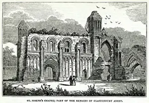 Glastonbury: Remains of Glastonbury Abbey
