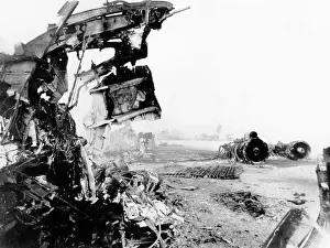 Swissair: Remains of jet engines of the three planes, ?