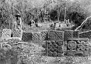 Uxmal: The remains of Uxmal in Mexico, 1932