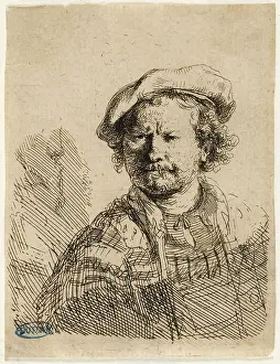 1642: Rembrandt with a flat cap
