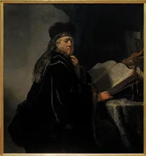 Rembrandt: Rembrandt van Rijn (1606-1669). A Scholar in his study
