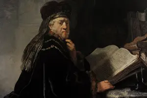 Rembrandt: Rembrandt van Rijn (1606-1669). A Scholar in his study