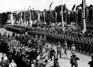 Forecourt: Rememberance party congress of the NSDAP in Weimar 1936