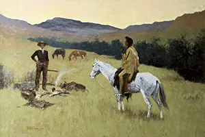 REMINGTON, Frederic (1861-1909). The Conversation
