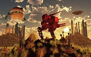 Anarchy: The remnants of a past futuristic war