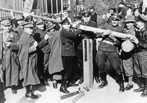 Removal: Removal of the barrier in Freilassing, 1938