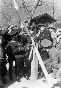 Removal: Removal of barriers at the German-Austrian border, 1938