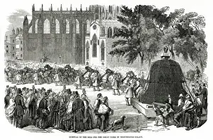 Chime: Removal of the bell for the Great Bell 1856