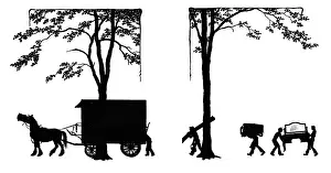 Removals: Removal men with horse-drawn van