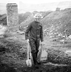 Incendiary: Removing an unexploded incendiary bomb, ARP training