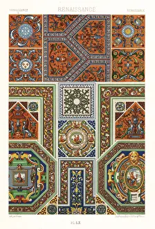 Aube: Renaissance art: enamelled tiles