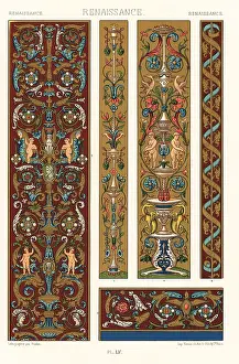 Renaissance art: miniatures from manuscripts, 16th century