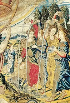 Armillary: Renaissance Tapestry Detail