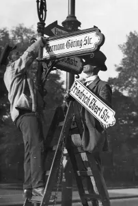 Takeover: Renaming of the Friedrich-Ebert-Strasse in Berlin, 1933