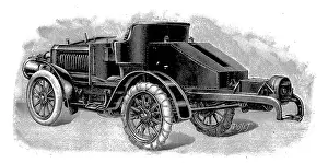 Attachment: Renard's tractor unit, showing towing attachment